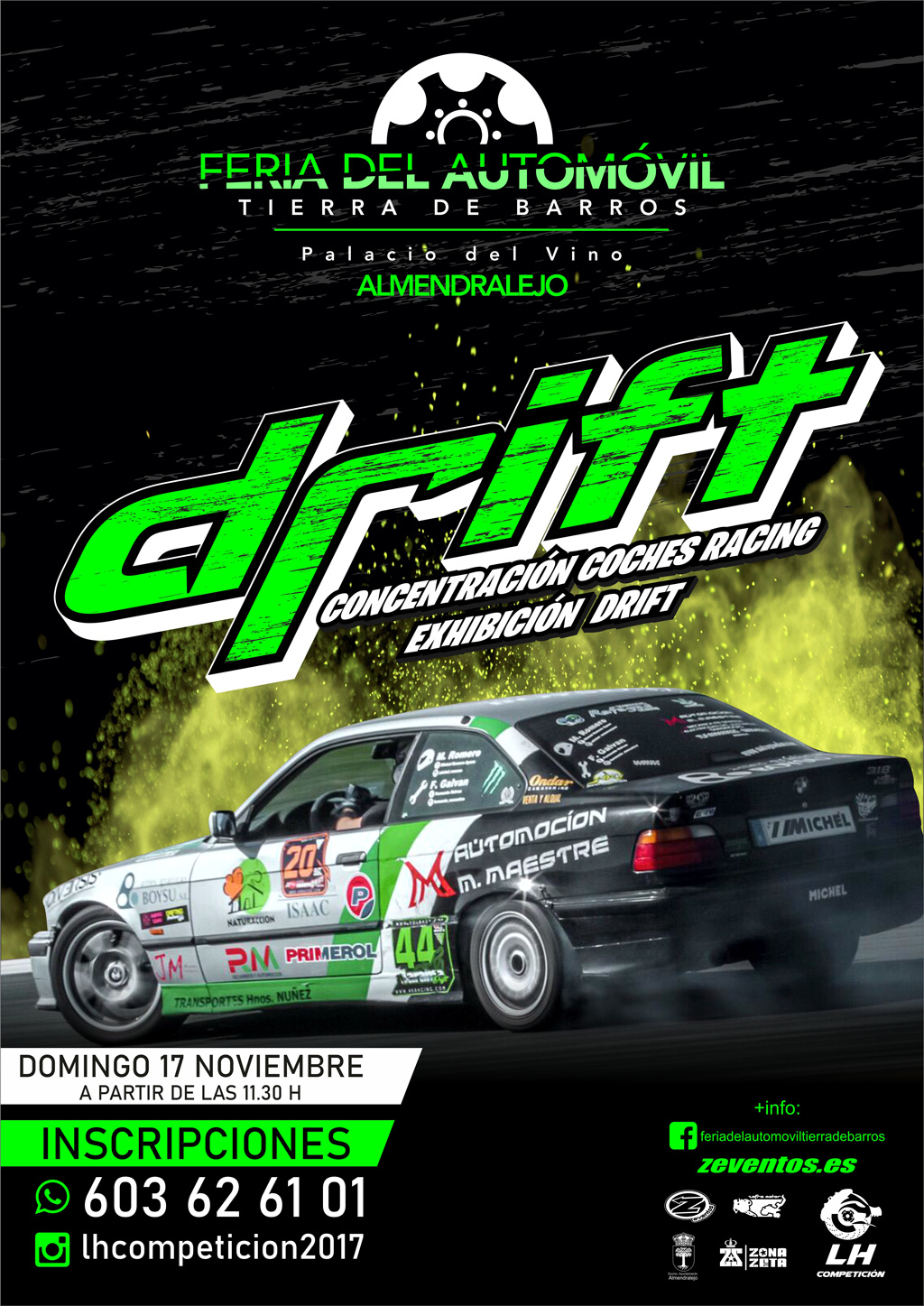 FERIA-DEL-AUTOMOVIL-TIERRA-DE-BARROS-drifft-cartel